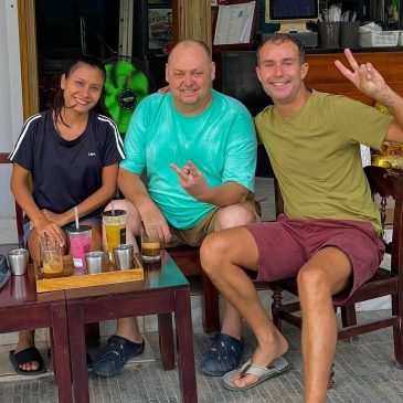 Luc Yen with Geir and Andre